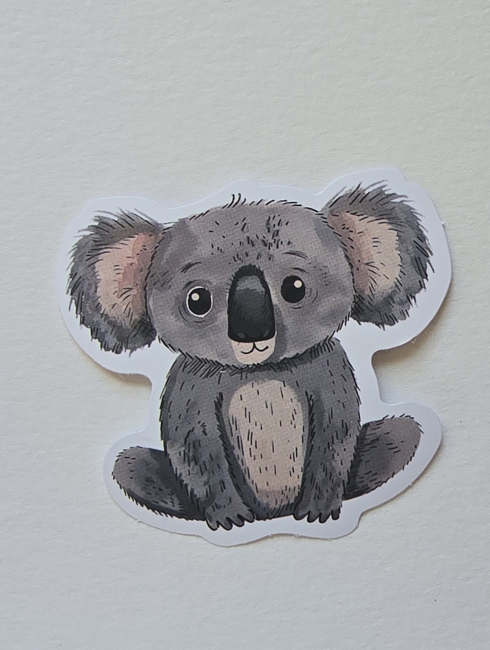10/$10 Cute Gray Koala Sticker